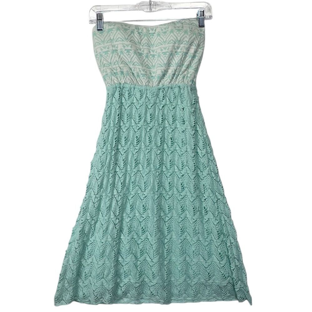 New with tags Y2k Vanity mint small Strapless Dress
